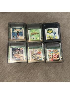 Lot Of 6 Nintendo GameBoy Video Games